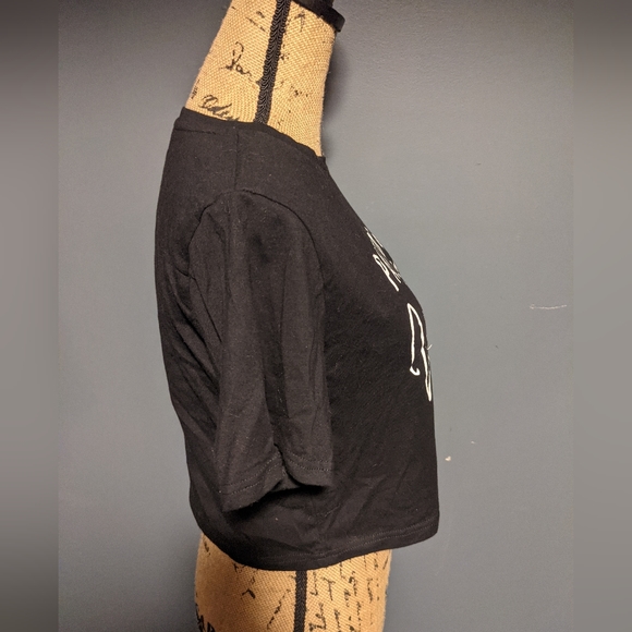 "Partners in Wine", Women's Medium, Cropped T-Shirt - Picture 2 of 3